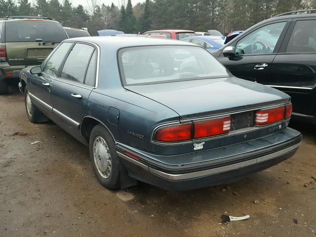 1G4HP52L9SH511841 - 1995 BUICK LESABRE CU BLUE photo 3