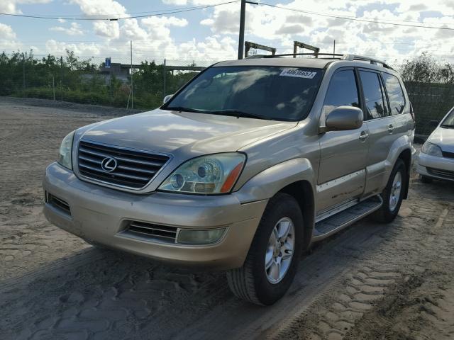 JTJBT20X450095644 - 2005 LEXUS GX 470 GOLD photo 2