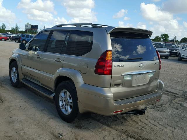 JTJBT20X450095644 - 2005 LEXUS GX 470 GOLD photo 3