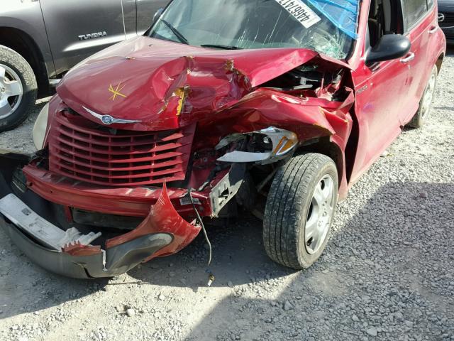 3C4FY48B63T615160 - 2003 CHRYSLER PT CRUISER RED photo 9