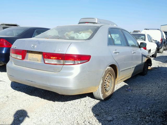 1HGCM553X3A073815 - 2003 HONDA ACCORD LX SILVER photo 4