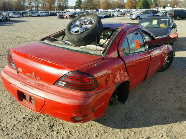 1G2NF52E94M611769 - 2004 PONTIAC GRAND AM S RED photo 4