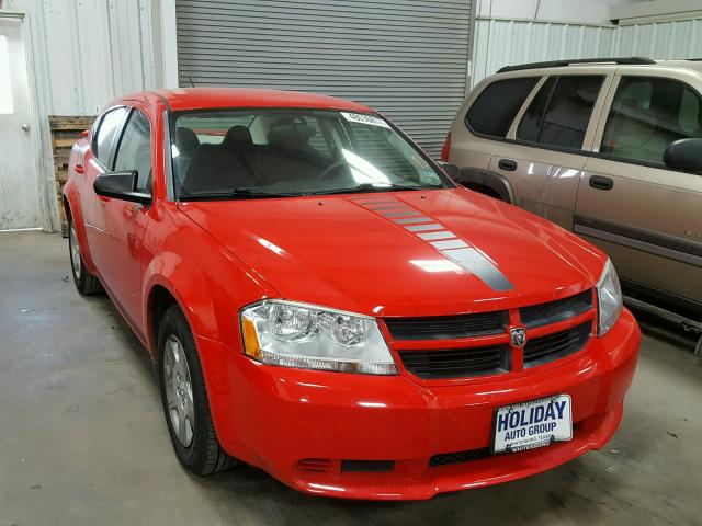 1B3LC46BX9N569024 - 2009 DODGE AVENGER SE RED photo 1