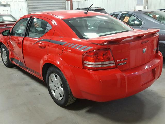 1B3LC46BX9N569024 - 2009 DODGE AVENGER SE RED photo 3