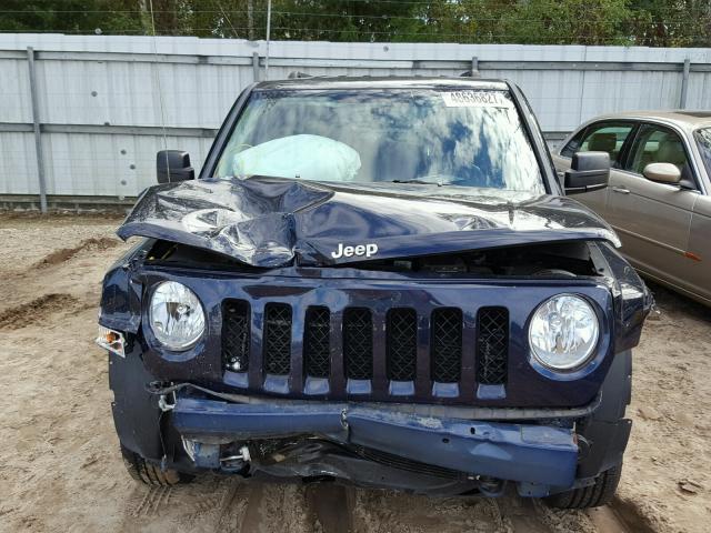 1C4NJPFB1ED744713 - 2014 JEEP PATRIOT LA BLUE photo 9