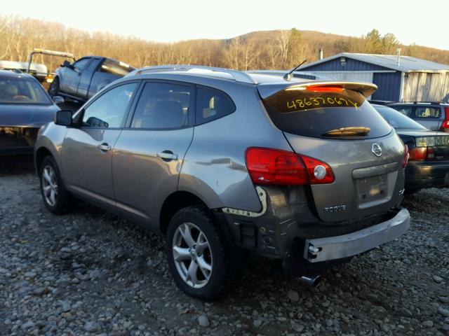 JN8AS58V08W146147 - 2008 NISSAN ROGUE S GRAY photo 3