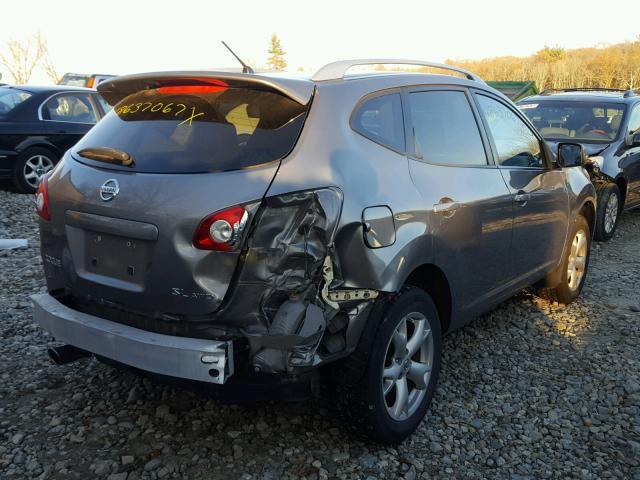 JN8AS58V08W146147 - 2008 NISSAN ROGUE S GRAY photo 4