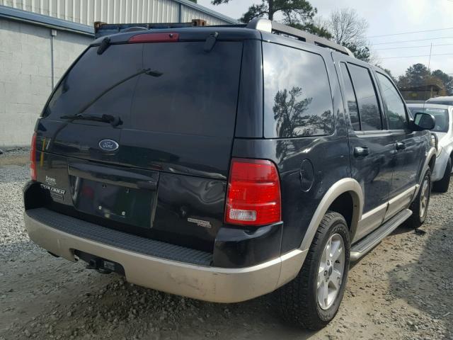 1FMZU64K85UB71892 - 2005 FORD EXPLORER E BLACK photo 4