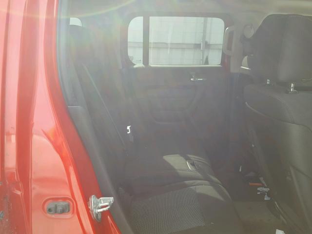 5GTMNGEE4A8121707 - 2010 HUMMER H3 RED photo 6