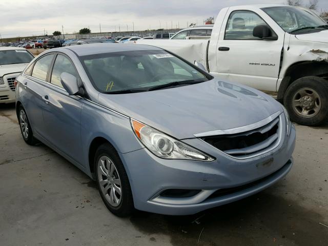 5NPEB4AC3CH323160 - 2012 HYUNDAI SONATA GLS BLUE photo 1