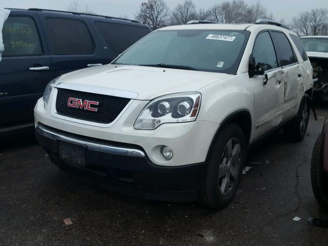 1GKEV33DX9J184446 - 2009 GMC ACADIA SLT WHITE photo 2