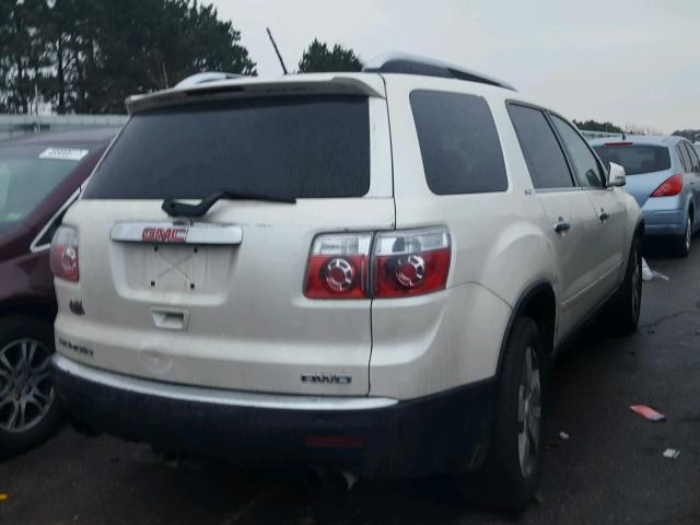 1GKEV33DX9J184446 - 2009 GMC ACADIA SLT თეთრი ფოტო 4