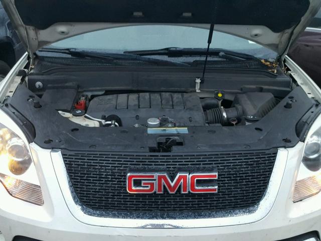 1GKEV33DX9J184446 - 2009 GMC ACADIA SLT თეთრი ფოტო 7