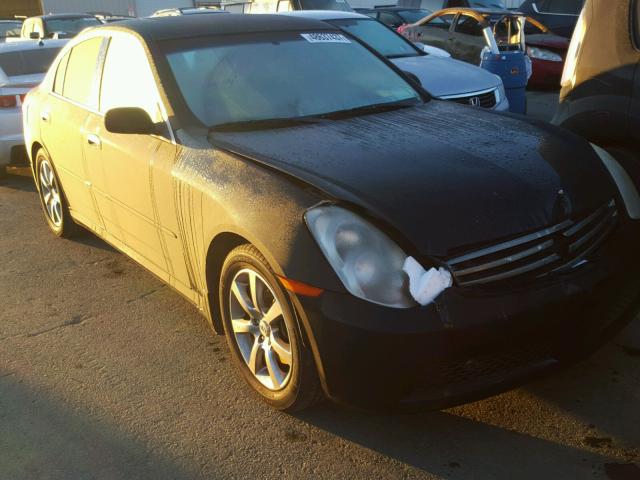 JNKCV51E55M216740 - 2005 INFINITI G35 BLACK photo 1