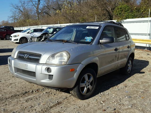 KM8JM12B96U470831 - 2006 HYUNDAI TUCSON GL GRAY photo 2