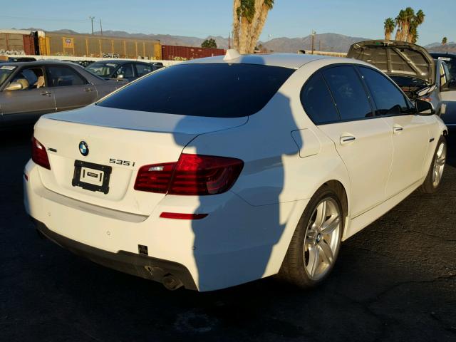 WBA5B3C58FD544401 - 2015 BMW 535 XI WHITE photo 4