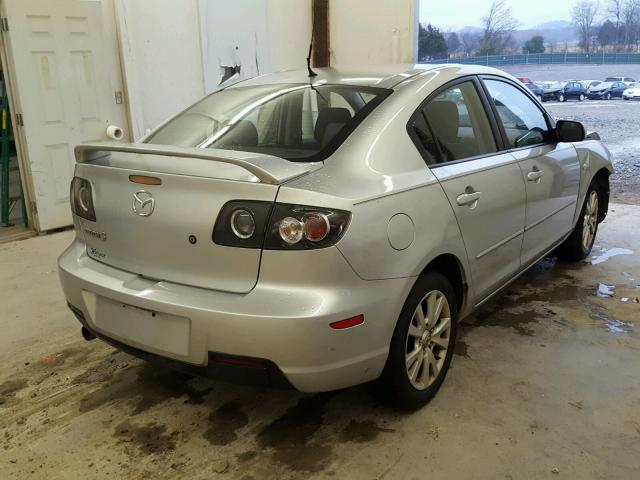 JM1BK12G771731600 - 2007 MAZDA 3 I SILVER photo 4