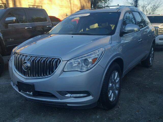 5GAKRCKD9EJ186091 - 2014 BUICK ENCLAVE ვერცხლისფერი ფოტო 2