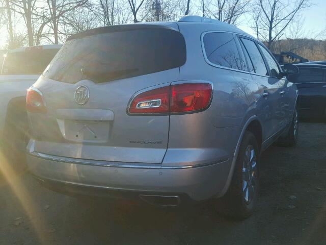 5GAKRCKD9EJ186091 - 2014 BUICK ENCLAVE ვერცხლისფერი ფოტო 4