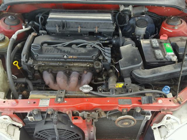 KNADC123726133003 - 2002 KIA RIO RED photo 7