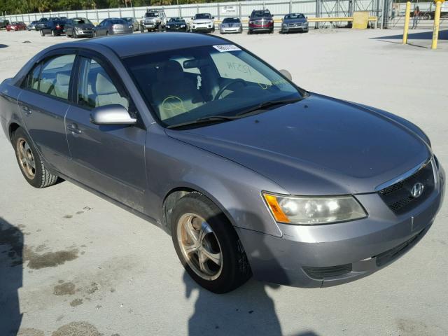 5NPET46C97H250517 - 2007 HYUNDAI SONATA GLS GRAY photo 1