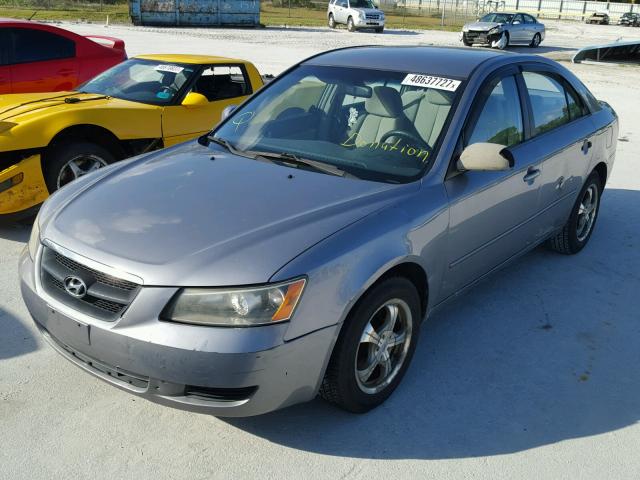 5NPET46C97H250517 - 2007 HYUNDAI SONATA GLS GRAY photo 2