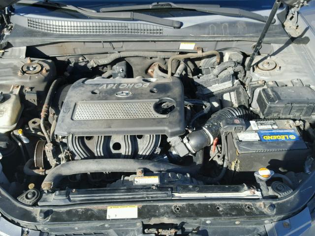 5NPET46C97H250517 - 2007 HYUNDAI SONATA GLS GRAY photo 7