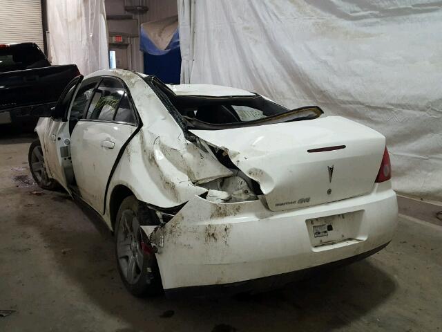 1G2ZG57B384222581 - 2008 PONTIAC G6 BASE WHITE photo 3