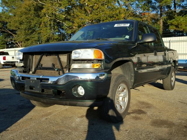 2GTEK13T251332707 - 2005 GMC NEW SIERRA GREEN photo 2