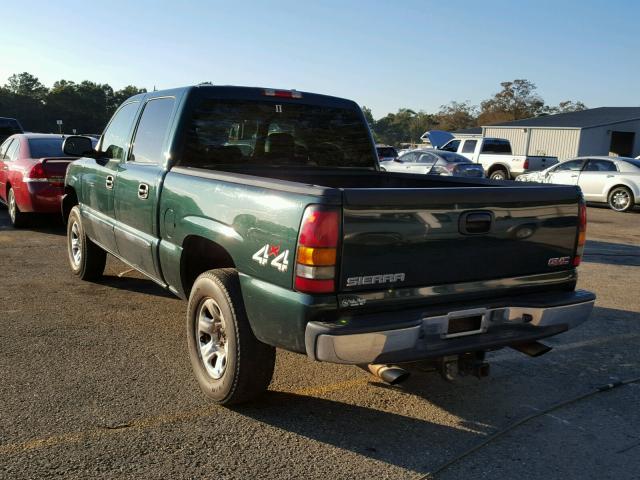 2GTEK13T251332707 - 2005 GMC NEW SIERRA GREEN photo 3