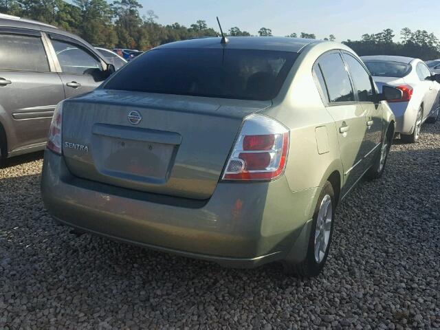 3N1AB61E18L716144 - 2008 NISSAN SENTRA 2.0 GREEN photo 4