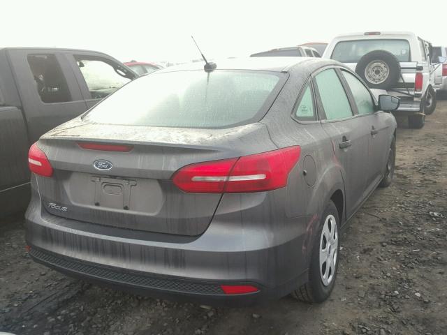 1FADP3E23GL230624 - 2016 FORD FOCUS S GRAY photo 4