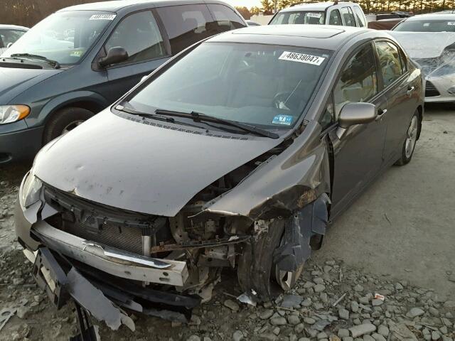 2HGFA16888H345327 - 2008 HONDA CIVIC EX TAN photo 9