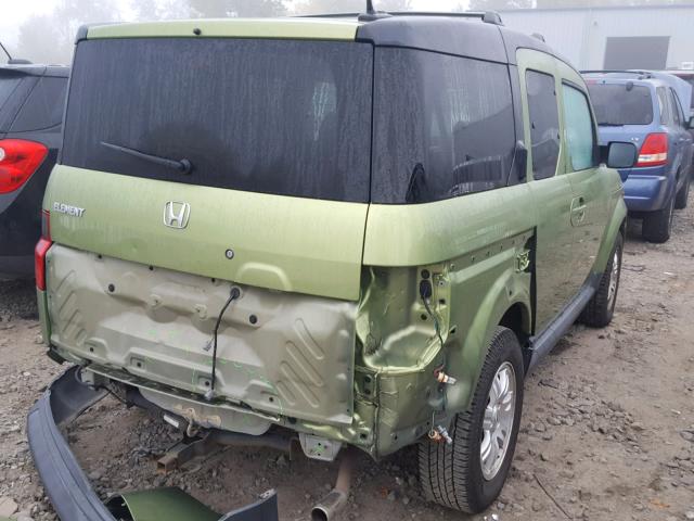 5J6YH18766L009127 - 2006 HONDA ELEMENT EX GREEN photo 4