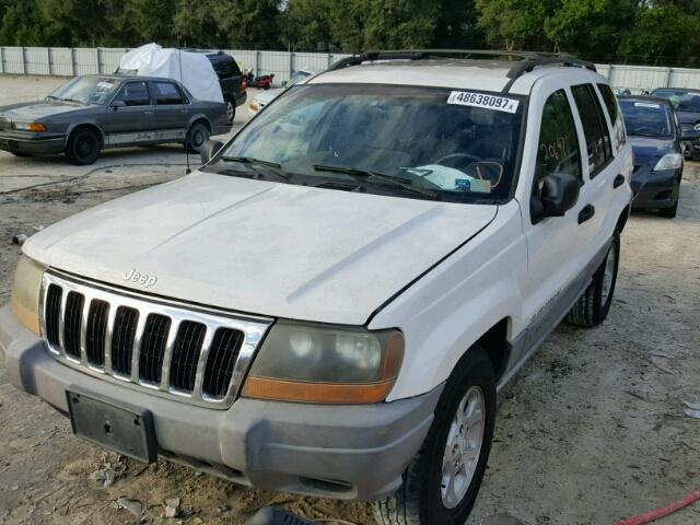 1J4G248S0YC298785 - 2000 JEEP GRAND CHER WHITE photo 2