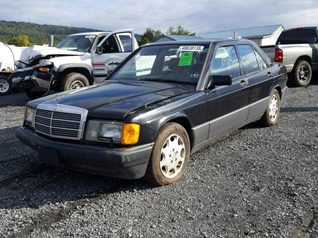 WDBDA29D7PG056419 - 1993 MERCEDES-BENZ 190 E 2.6 BLACK photo 2