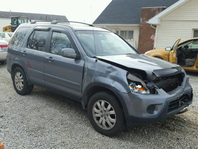 JHLRD78935C053596 - 2005 HONDA CR-V SE GRAY photo 1