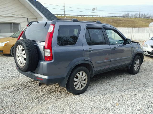 JHLRD78935C053596 - 2005 HONDA CR-V SE GRAY photo 4