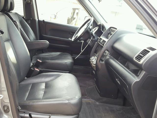 JHLRD78935C053596 - 2005 HONDA CR-V SE GRAY photo 5