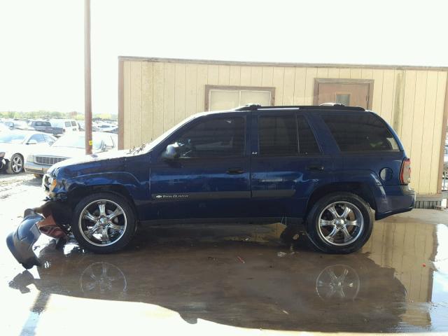 1GNDS13S332130708 - 2003 CHEVROLET TRAILBLAZE BLUE photo 9