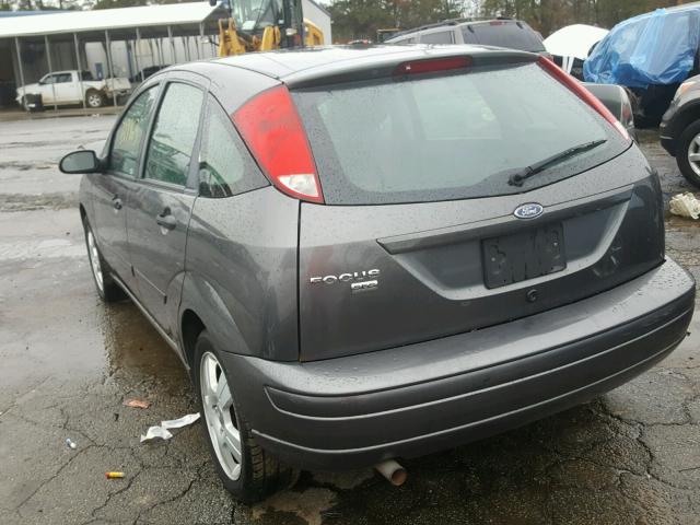 1FAHP37N47W339696 - 2007 FORD FOCUS ZX5 GRAY photo 3