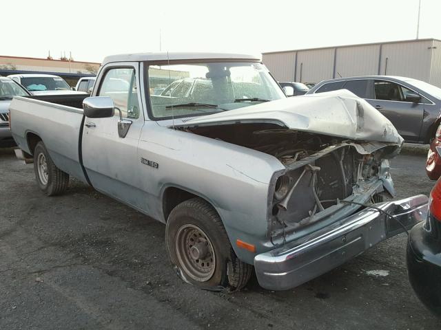 1B7HE16Y0MS228436 - 1991 DODGE D-SERIES D BLUE photo 1