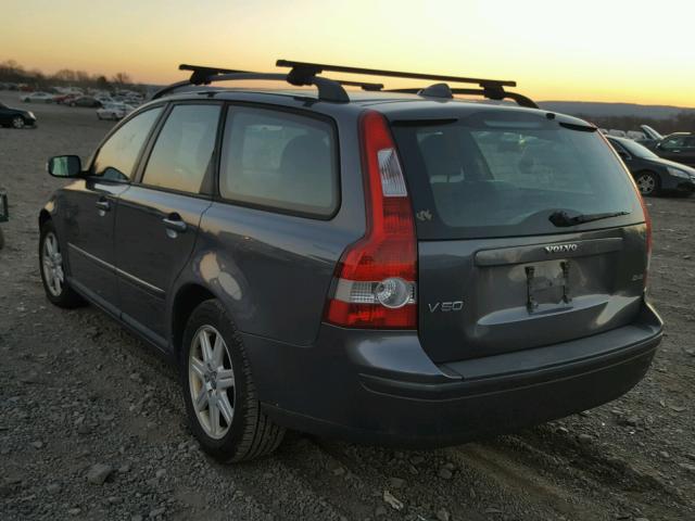 YV1MW382672321024 - 2007 VOLVO V50 2.4I GRAY photo 3