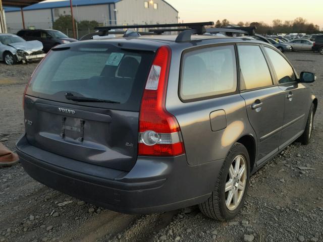 YV1MW382672321024 - 2007 VOLVO V50 2.4I GRAY photo 4