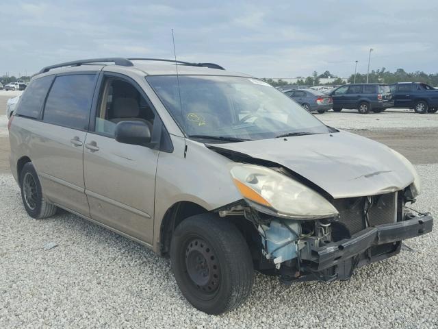 5TDZA23C16S441454 - 2006 TOYOTA SIENNA CE GOLD photo 1