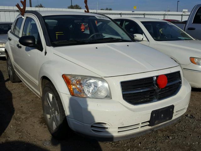 1B3HB48B17D520965 - 2007 DODGE CALIBER SX WHITE photo 1