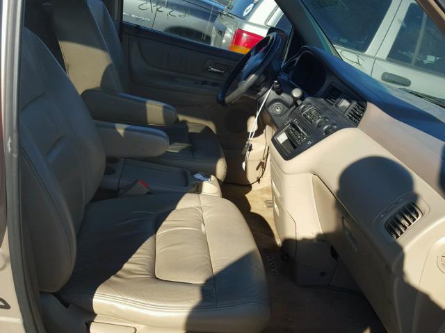 5FNRL18943B158192 - 2003 HONDA ODYSSEY EX GOLD photo 5