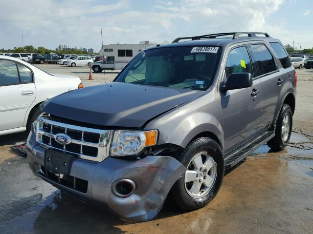 1FMCU0DG2CKB53329 - 2012 FORD ESCAPE XLT GRAY photo 2