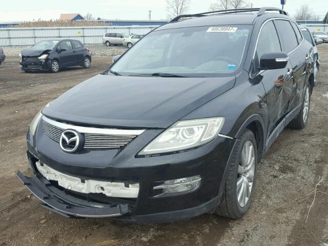 JM3TB38V580163559 - 2008 MAZDA CX-9 BLACK photo 2