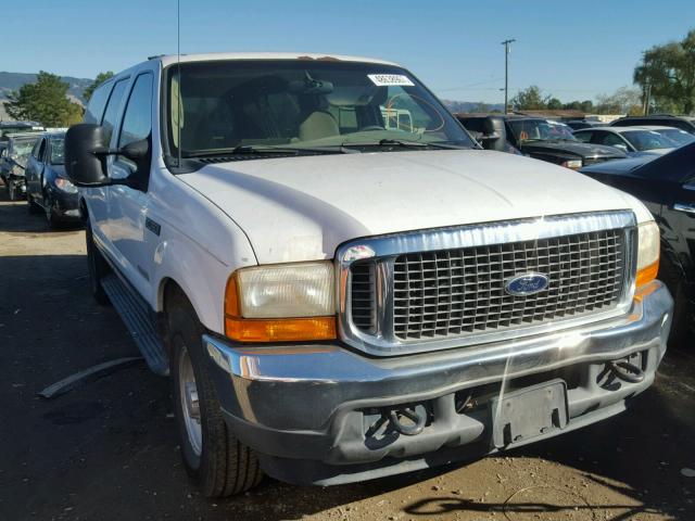 1FMNU40F81EB64747 - 2001 FORD EXCURSION WHITE photo 1